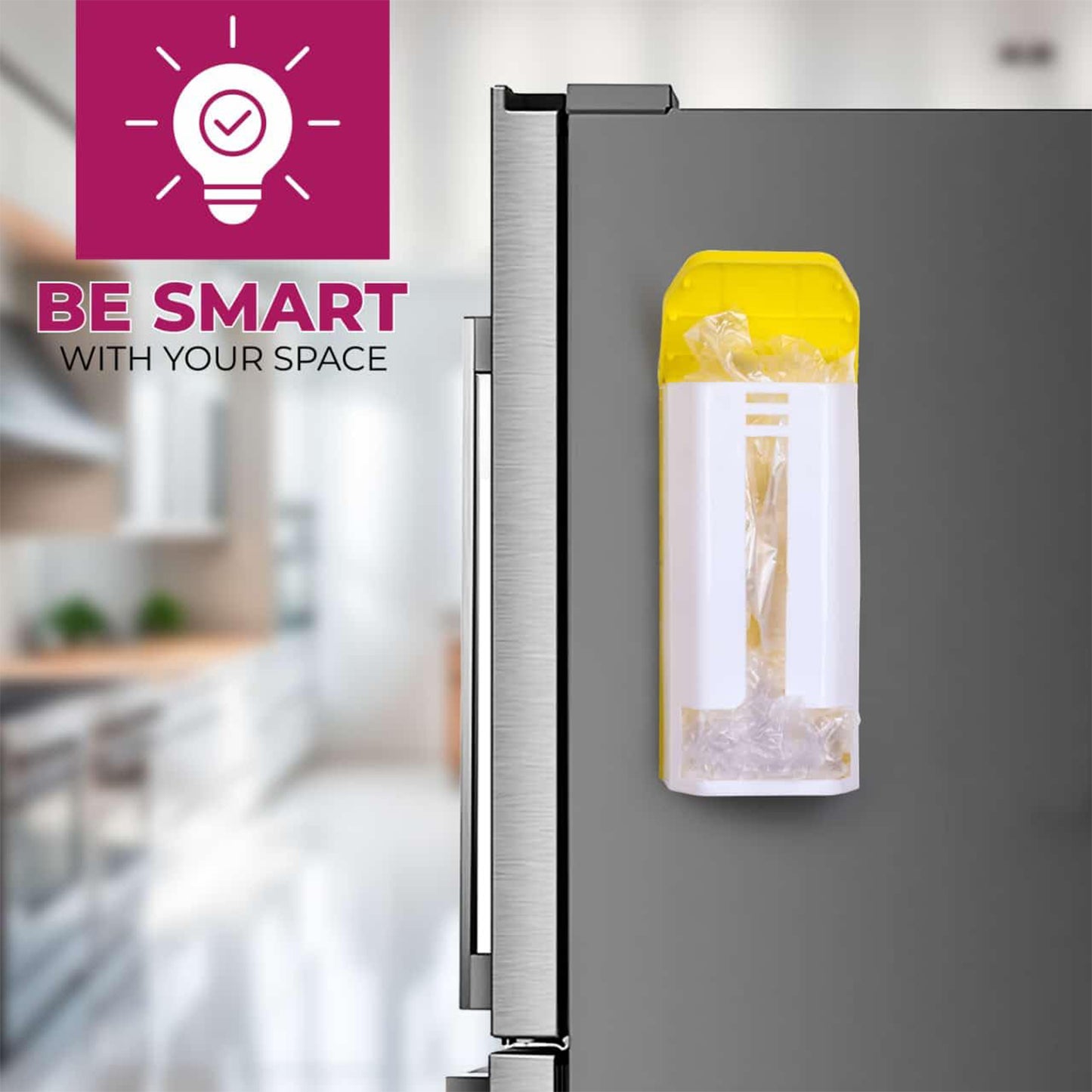 Wall-Mounted Plastic Bag - (1 Pc)