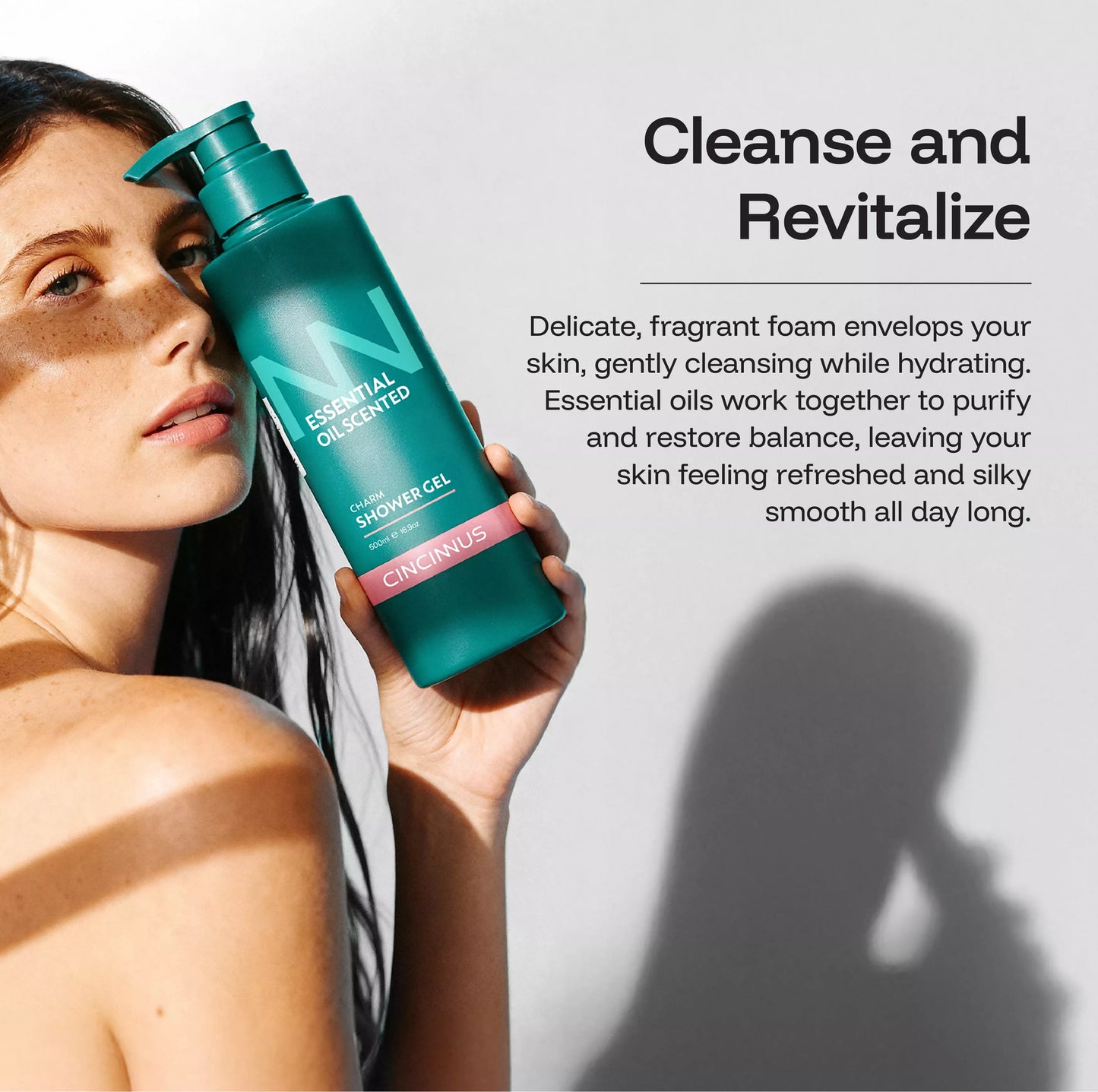 CINCINNUS Essential Oil Scented Charm Shower Gel