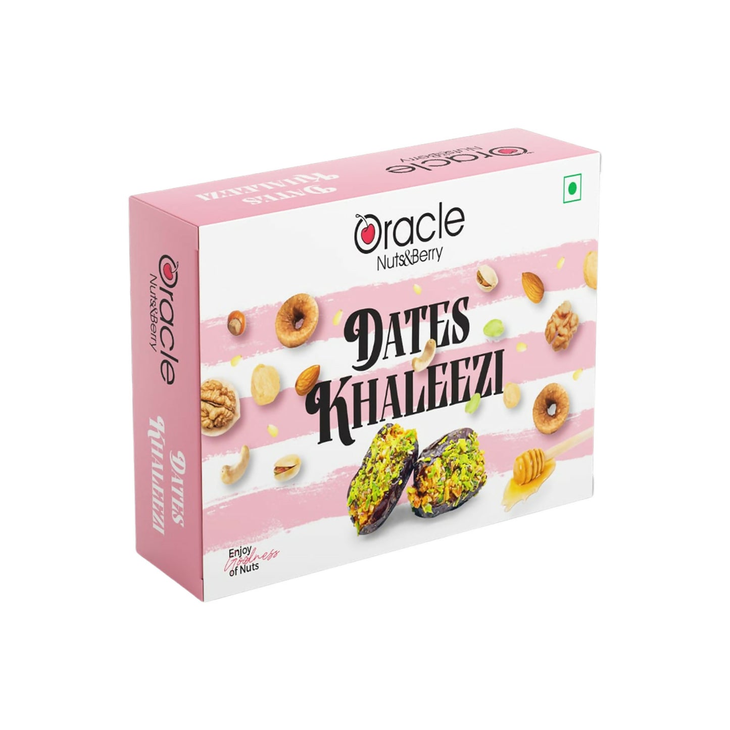 Oracle Dates Khaleezi – Premium Stuffed Dates with Nuts, Pista & Honey Notes (100Gm)