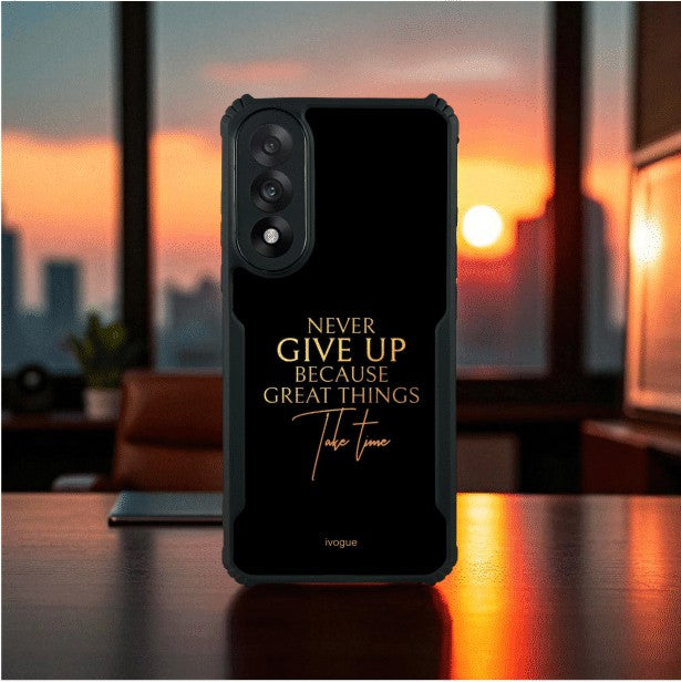 Never Give Up Mobile Cover For Oneplus Nord 5