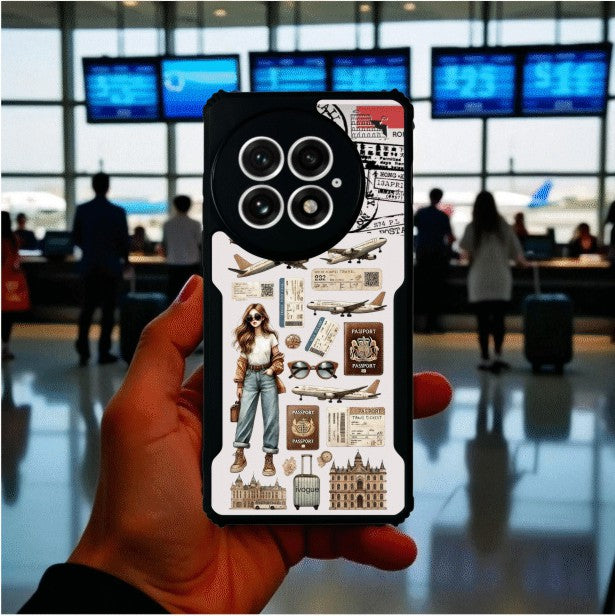 Travel Girl Vibes Mobile Cover For Oneplus 13r