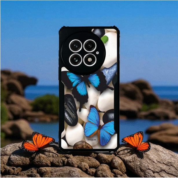 Blue Wings Beauty Mobile Cover For Oneplus 13r