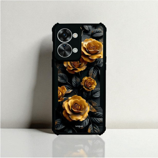 Golden Rose Mobile Cover For Oneplus Nord 2T