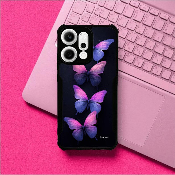 Galaxy Butterflies Mobile Cover For OPPO Reno 14