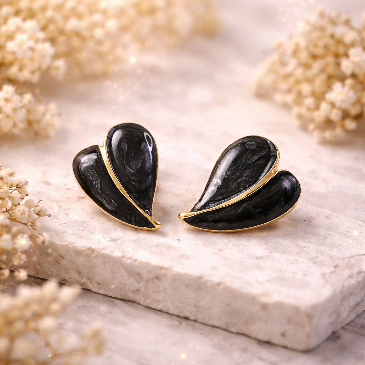 Elegant Leaf Design Stud Earrings for Women – Premium Gloss Finish Fashion Jewelry