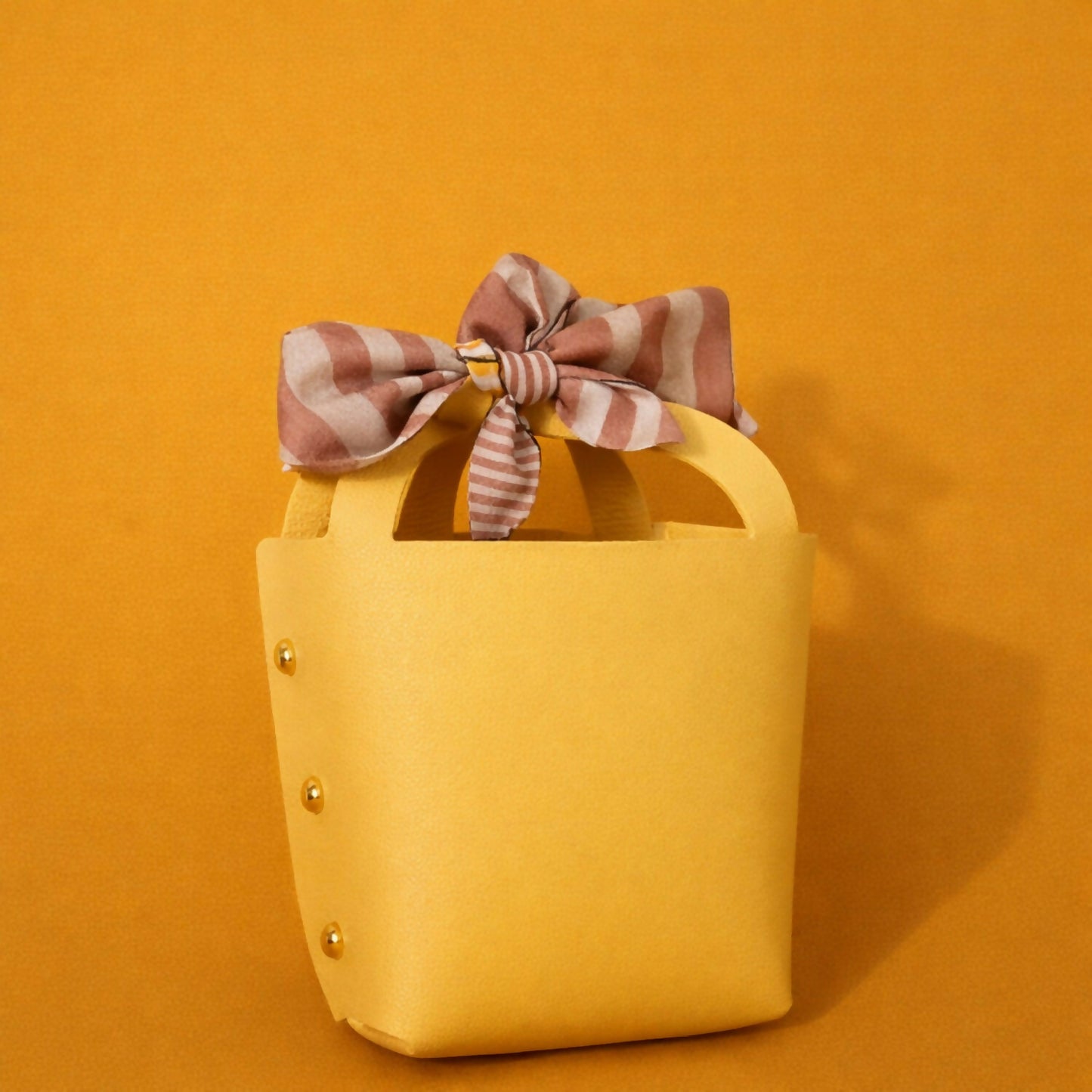 Yellow Mini Handbag for Women & Girls | Cute Small Purse for Casual & Gifting