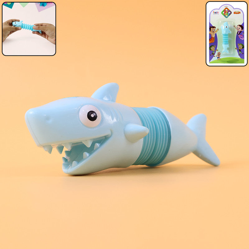 Pop Tube Shark Toy for Kids – Flexible Stretchable Animal Figure for Fun Play and Sensory Development