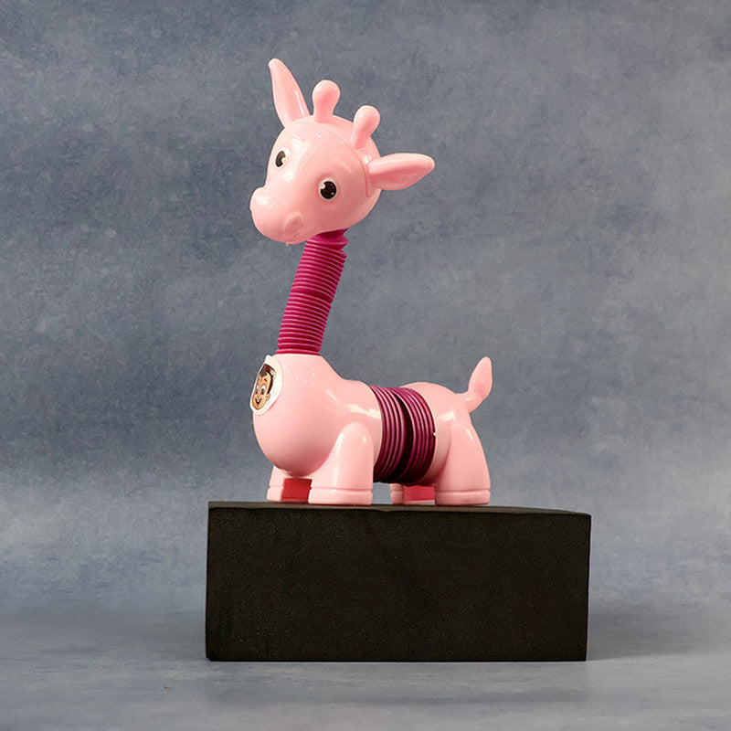 Cute Pink Dino Pop Tube Toy for Kids