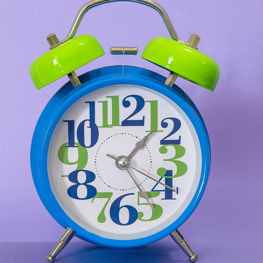 Twin Bell Alarm Clock with Loud Ringing Sound for Home & Office