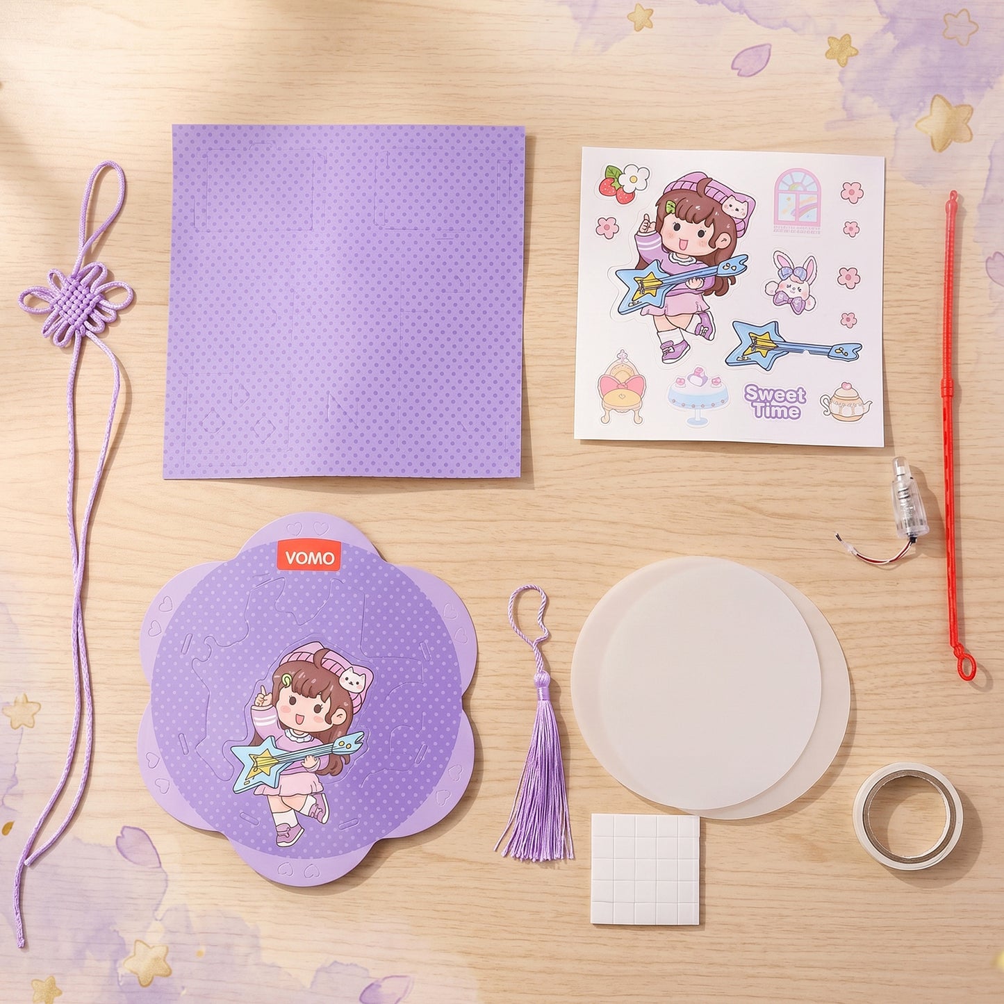 DIY Paper Lantern Craft Kit Decorative Hanging Lantern Set