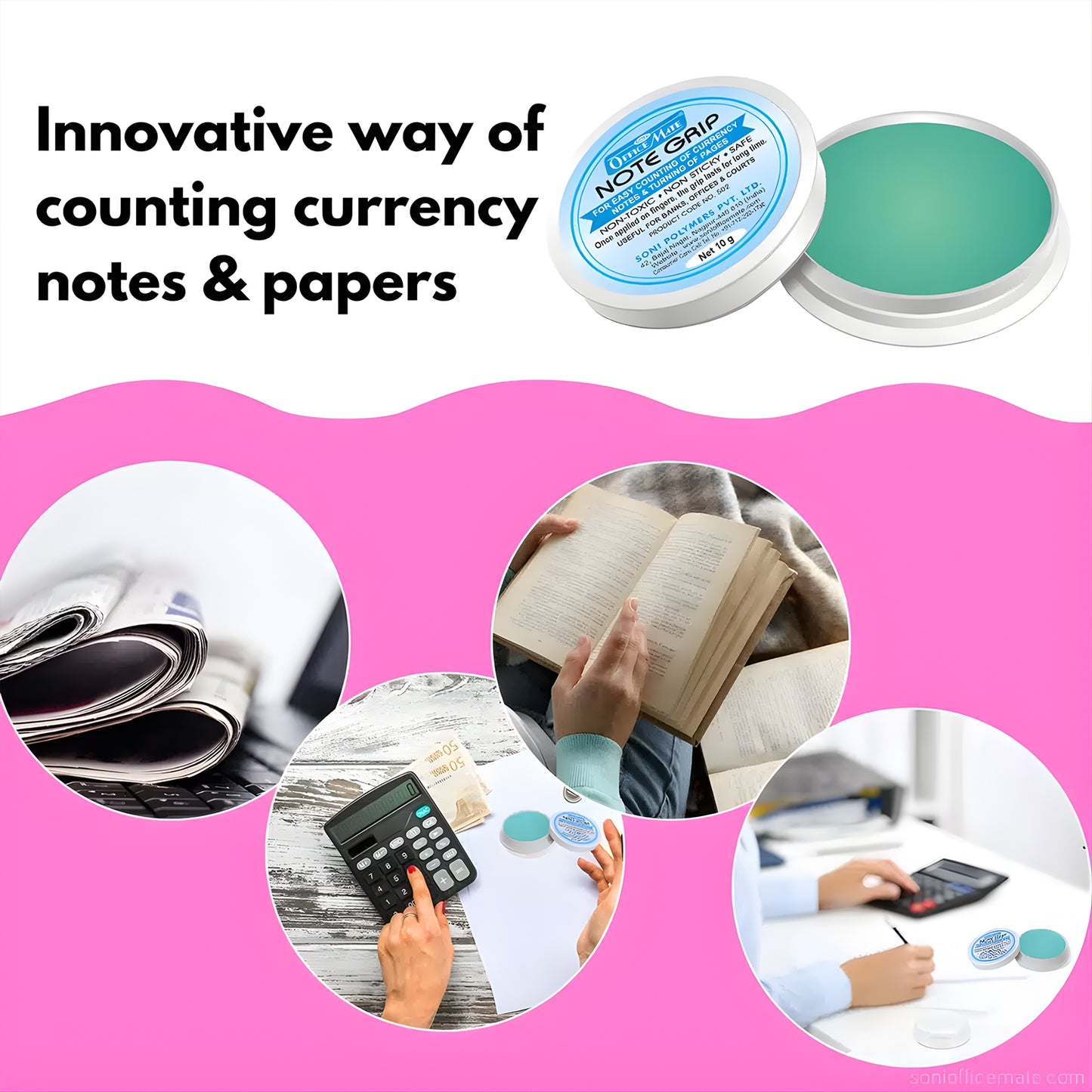 OfficeMate My Personal Office Kit – Complete Stationery Set with Glue Stick, Cutter, Markers, Correction Pen, Sticky Notes & More
