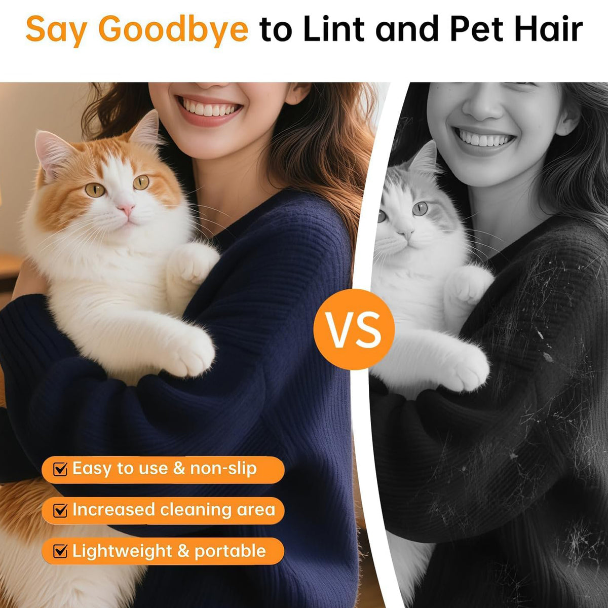 Reusable Lint Remover Glove for Pet Hair, Sofa, Clothes and Fabric Care (1 Pc)