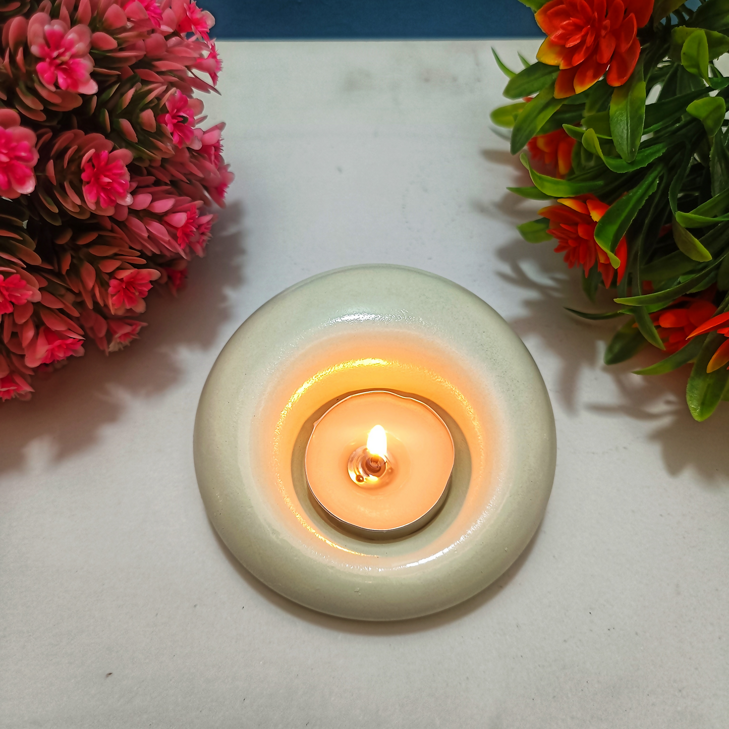 Traditional Gadi Diya – Handmade Layered Base Antique Style for Diwali, Navratri, Mandir & Cultural Home Décor