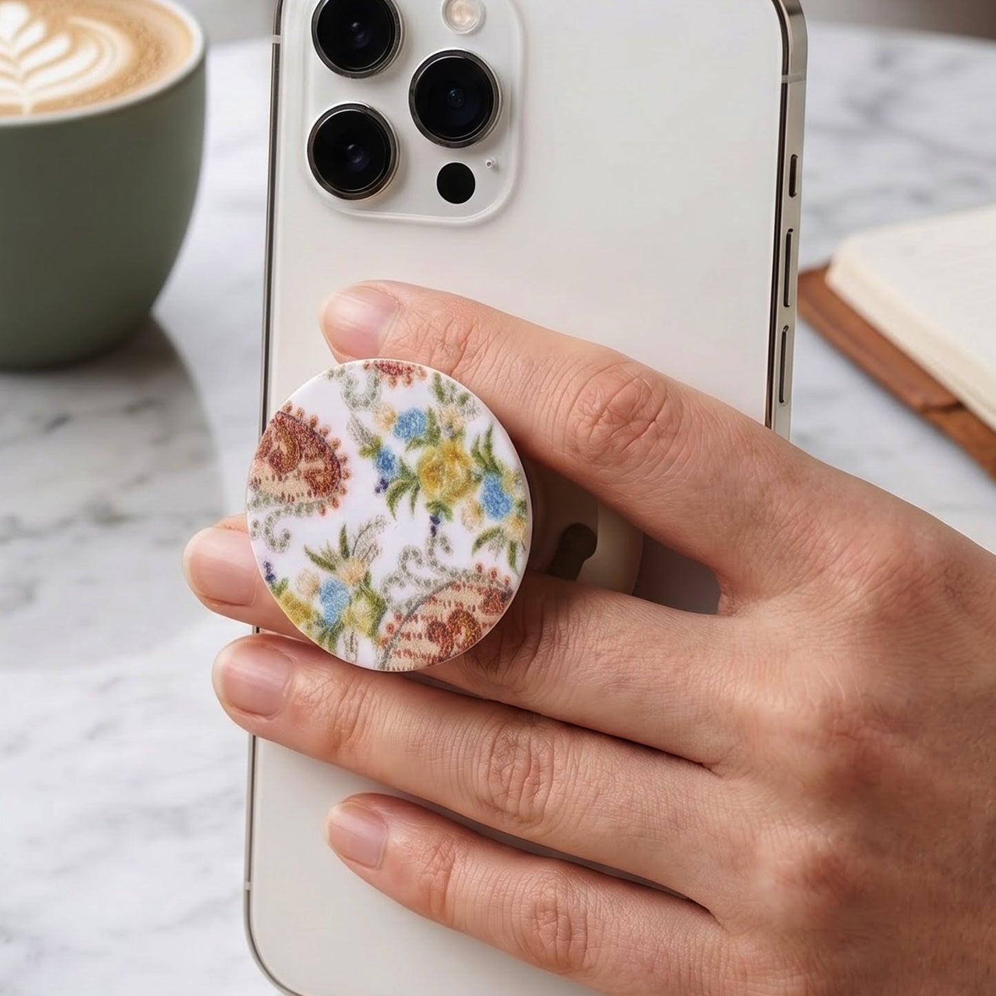 Mobile Phone Holder – Enamel Watermelon Design | TinyTrendy
