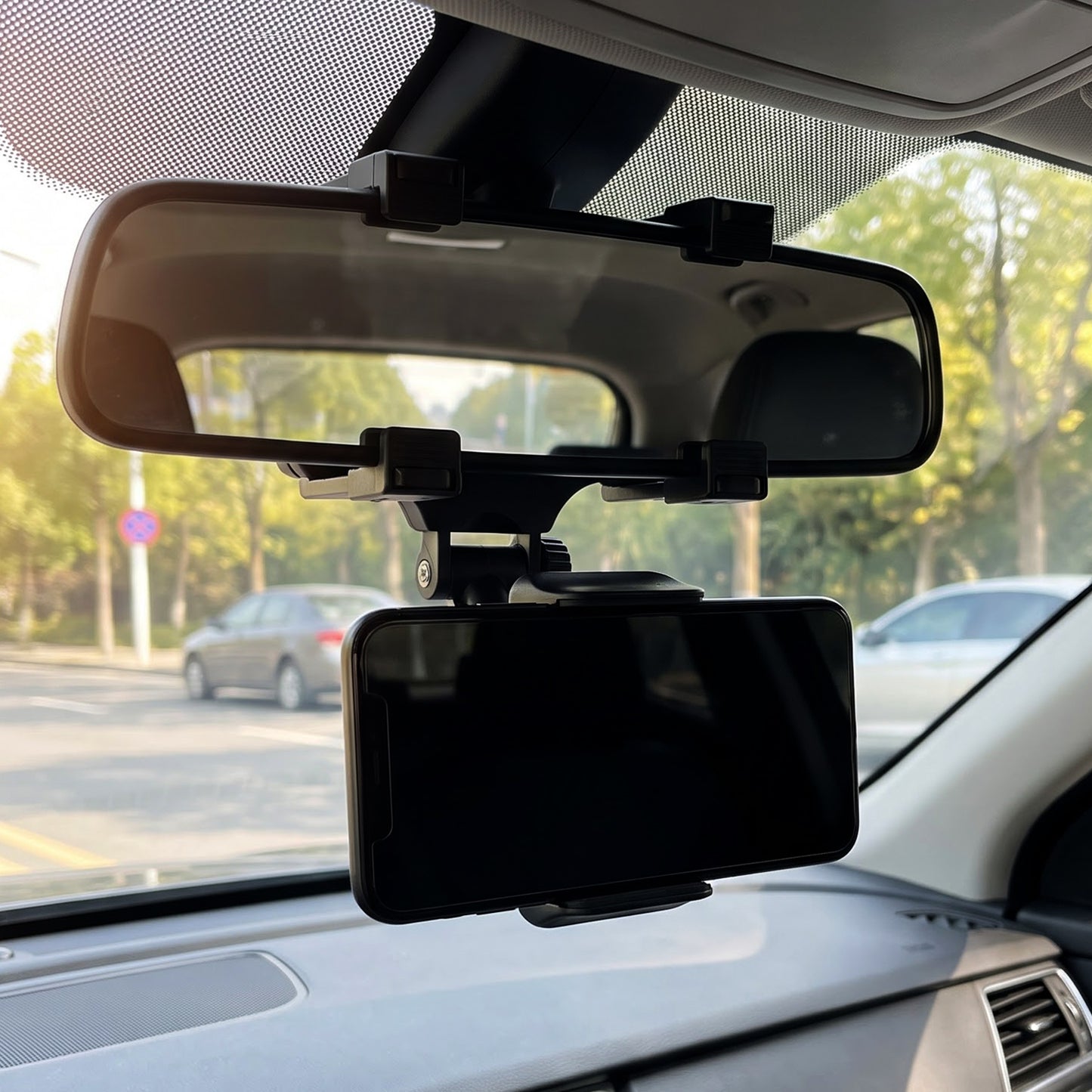 Car Rear View Mobile Holder – Universal Phone Mount | PHOBIA