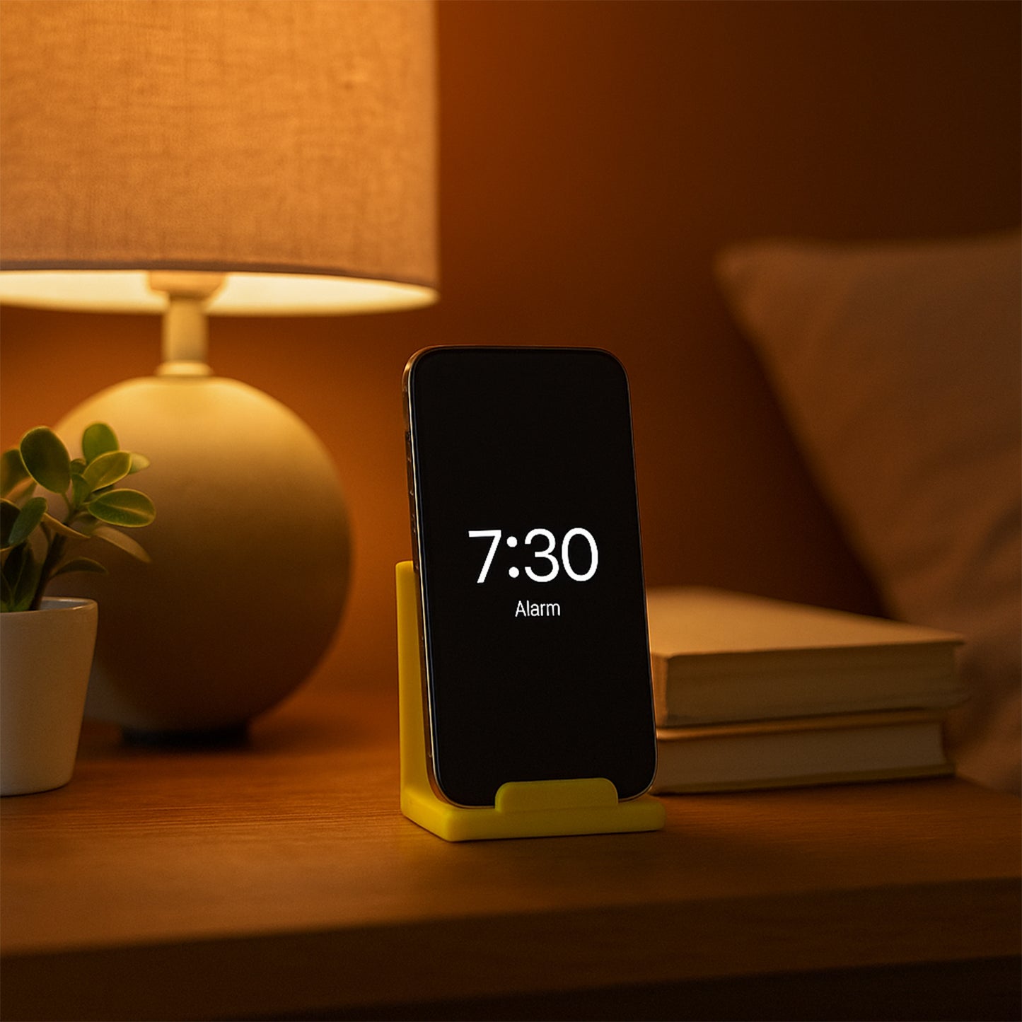 Durable Plastic Mobile Phone Stand with Angled Support (1 Pc / Mix Color)