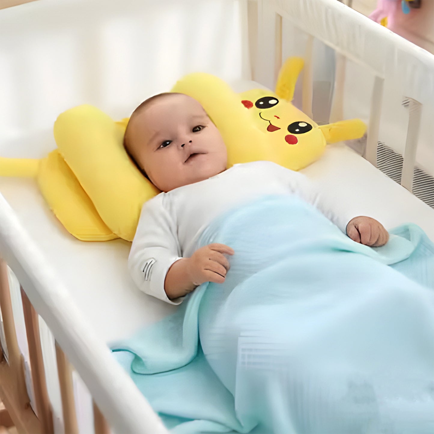 Baby Sliding Pillow with Soft Support Design (1 Pc)