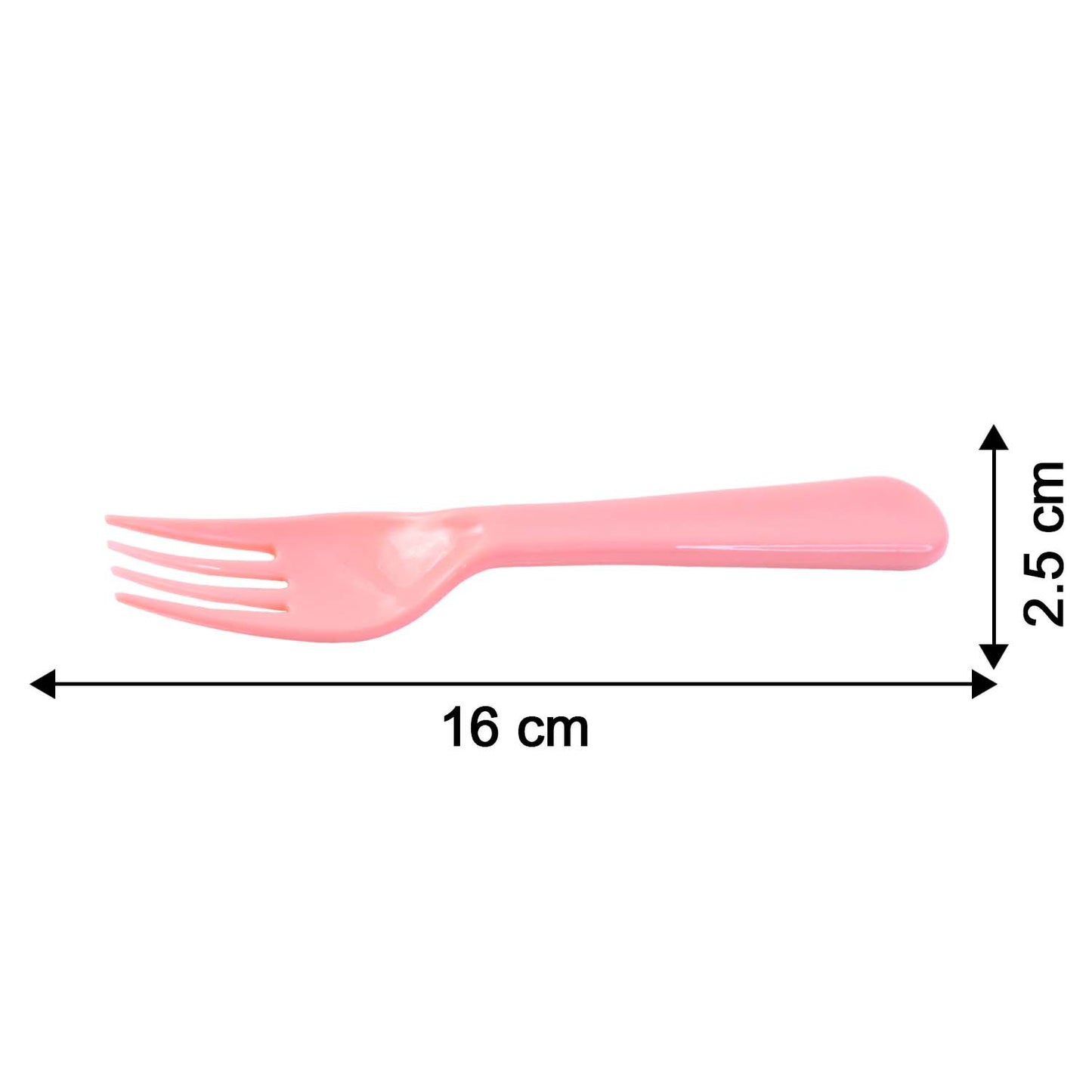 Plastic Fork Spoon, Baby Fork Spoon Dessert Spoon (5pc set)