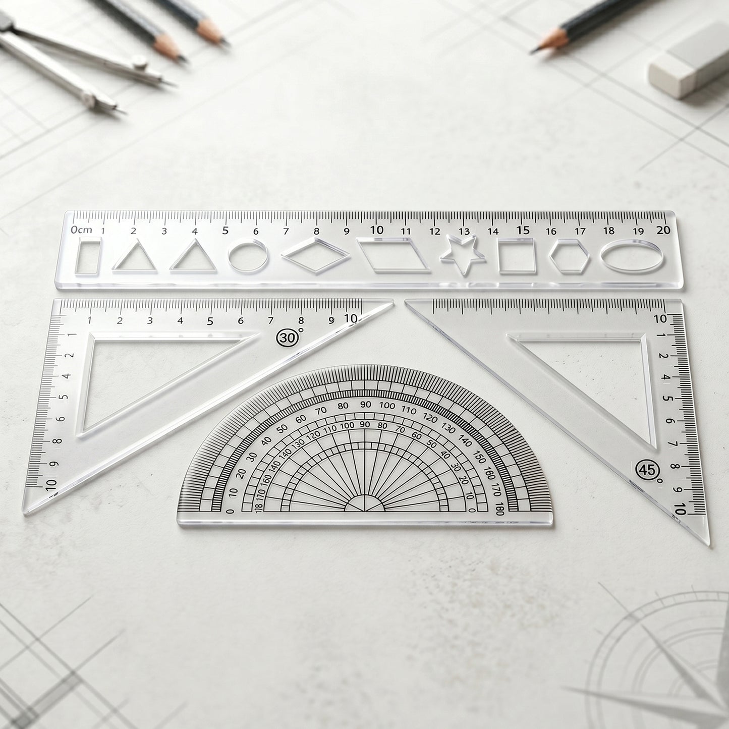 Ruler set student use