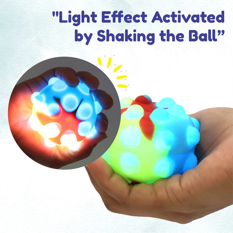 Aditi LED Pop-It Stress Ball for Kids & Adults – Light-Up Squeeze Toy for Relaxation & Sensory Play