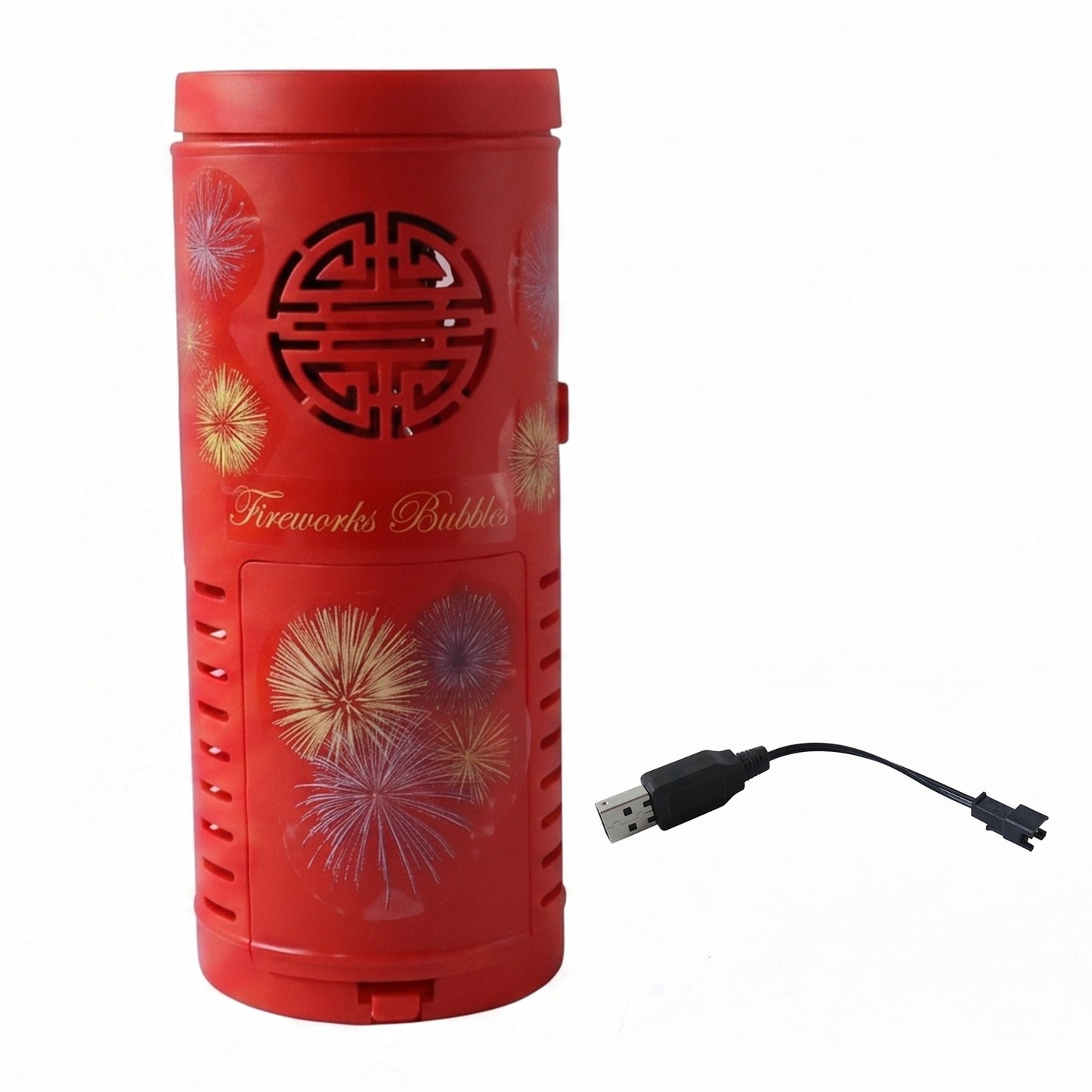 Bubble Blowing Machine with LED Effects