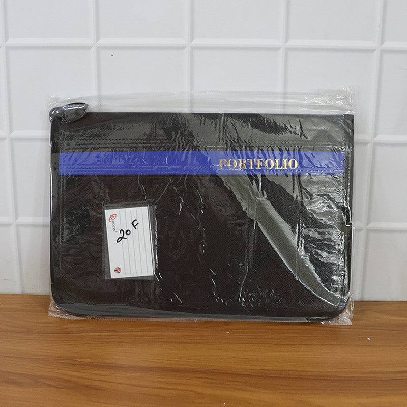 Aerotix A4 Portfolio File Zipper – 20 Leaf Professional Document Organizer Folder