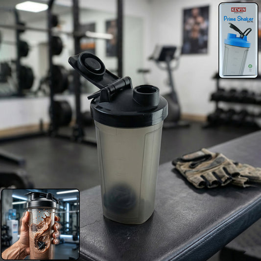 500 ML Plastic Prime Gym Shaker Bottle (1 Pc)
