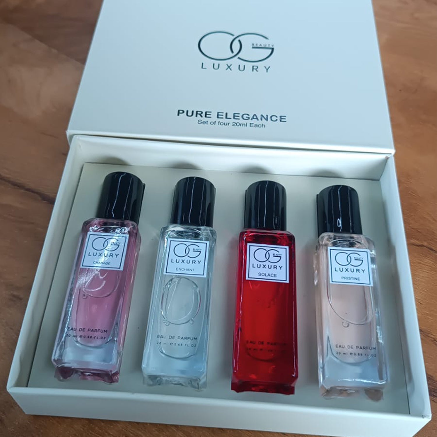 OG Beauty Luxury Pure Elegance Eau De Parfum Gift - (4 Pc / Set / 20 ML)