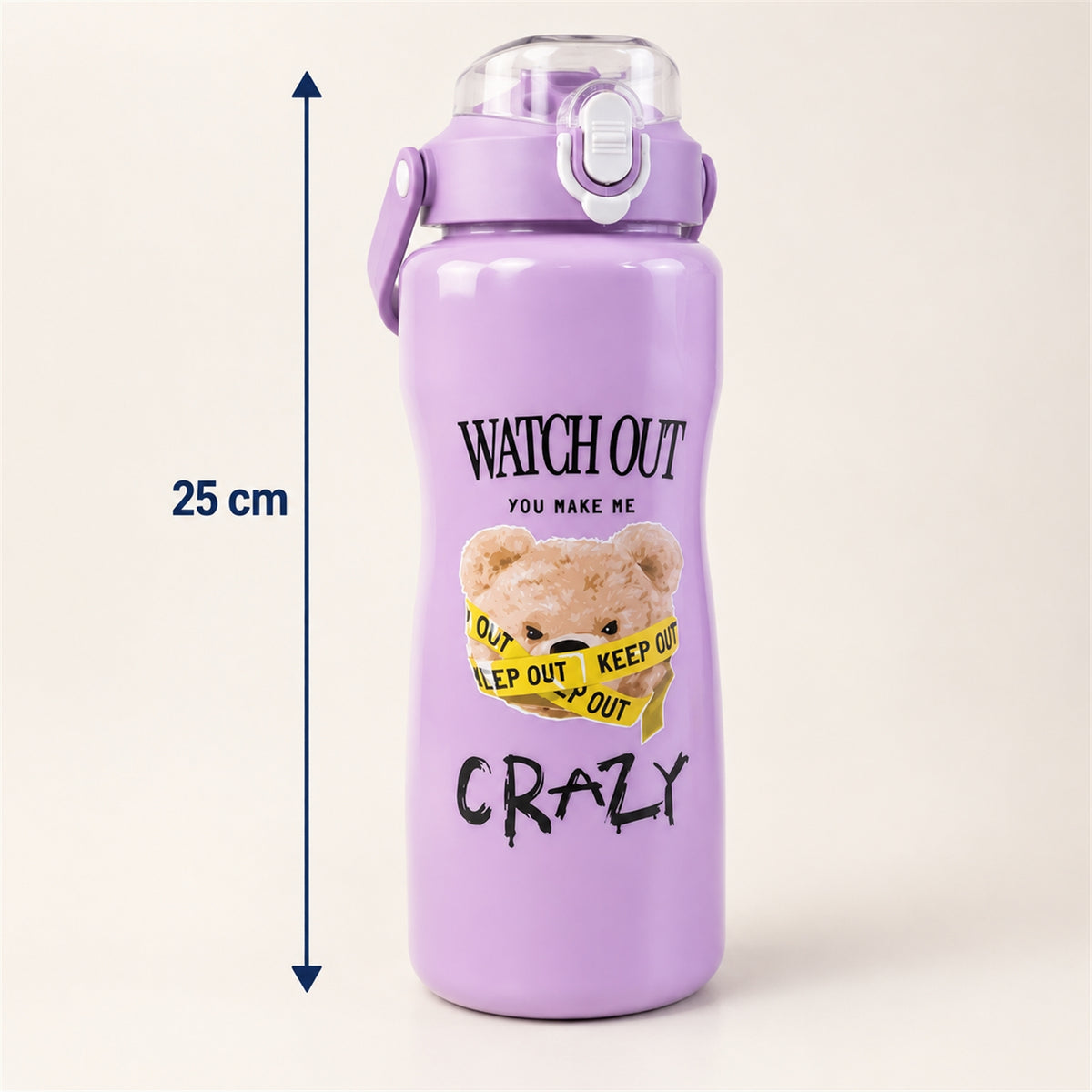 Travel Water Bottle Set of 3 - Leak-Proof & Lightweight