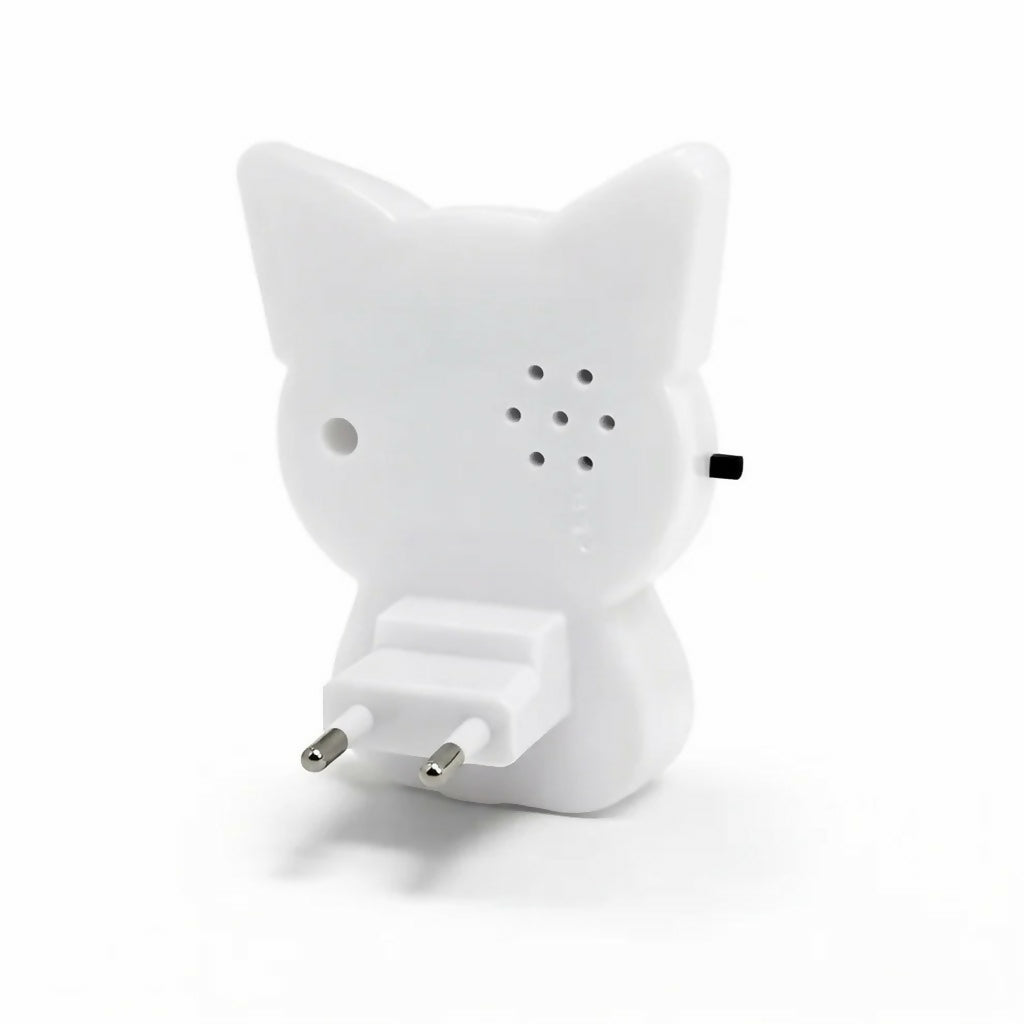 Close-up of smiling dog night light design
