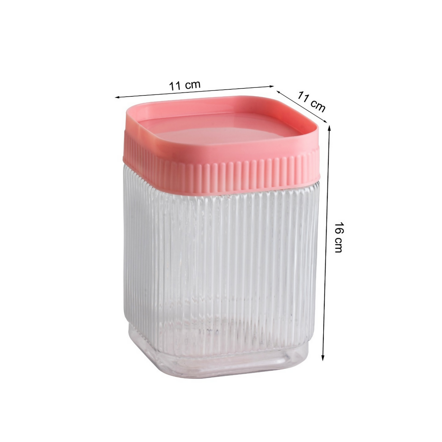 Plastic Storage Container Set Airtight & Leak Proof Kitchen Jar (2 PCS) (1500ml)