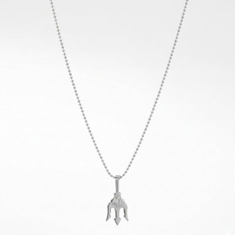 Designer Trishul Chain Pendant for Men Stylish Religious Symbol Necklace