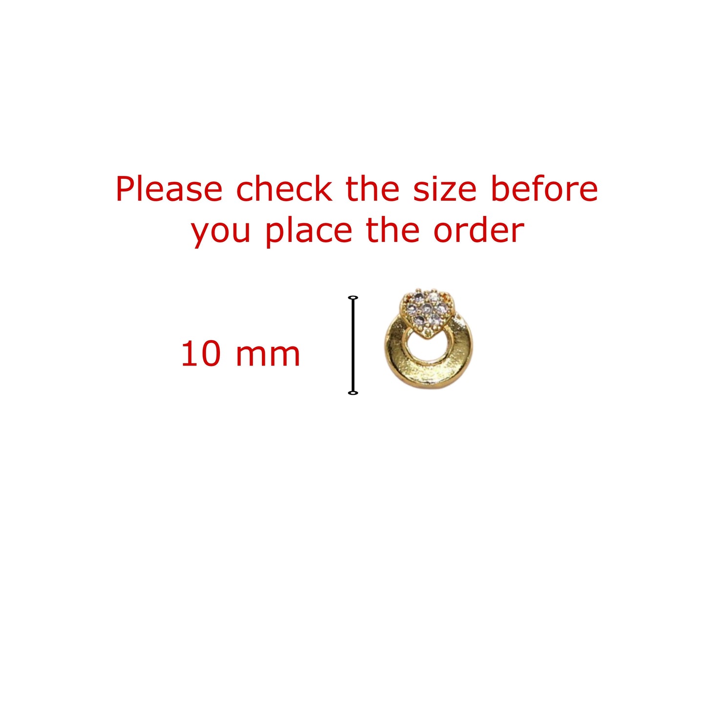 Dainty Diamond & Gold Circle Stud Earrings for Women 7 Girls