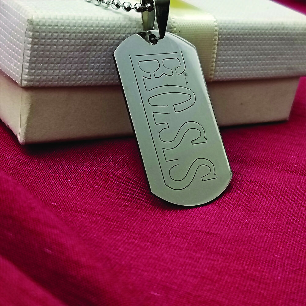 Boss Chain Pendant For Men