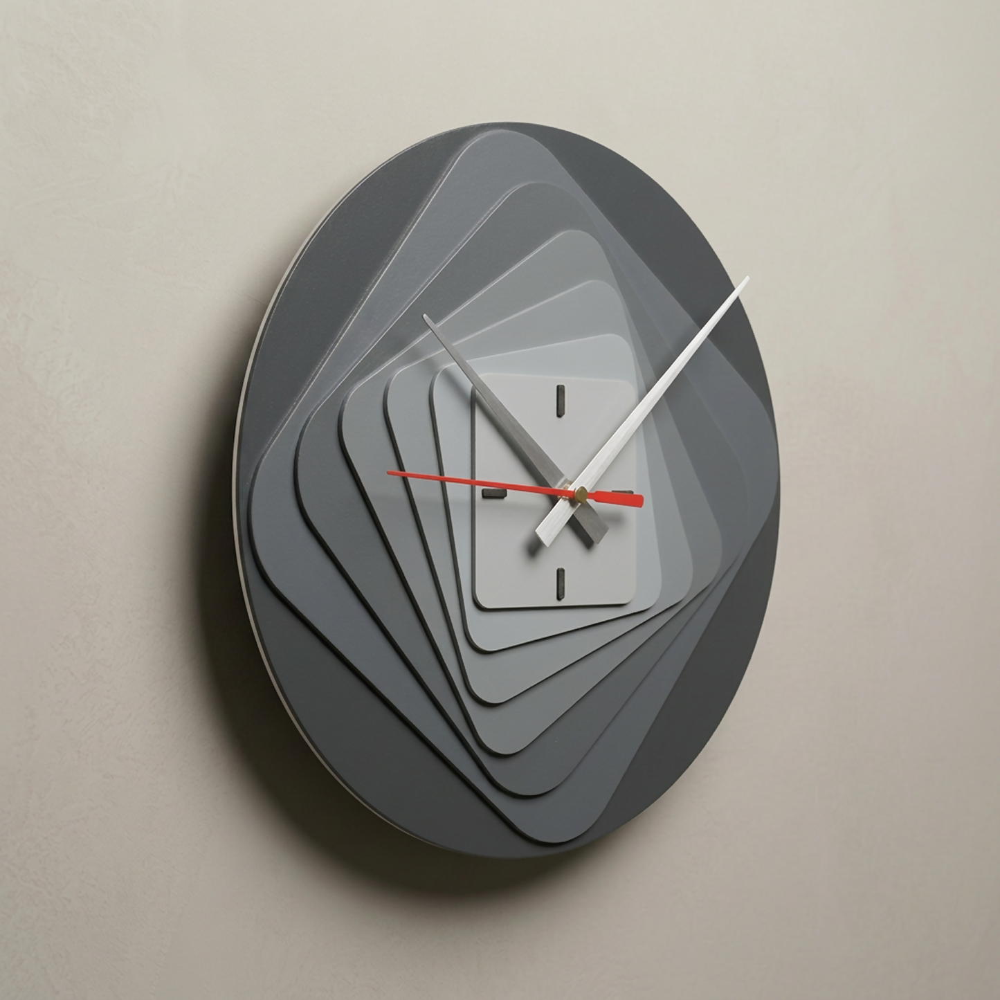 Clock 7 Layer Grey 4
