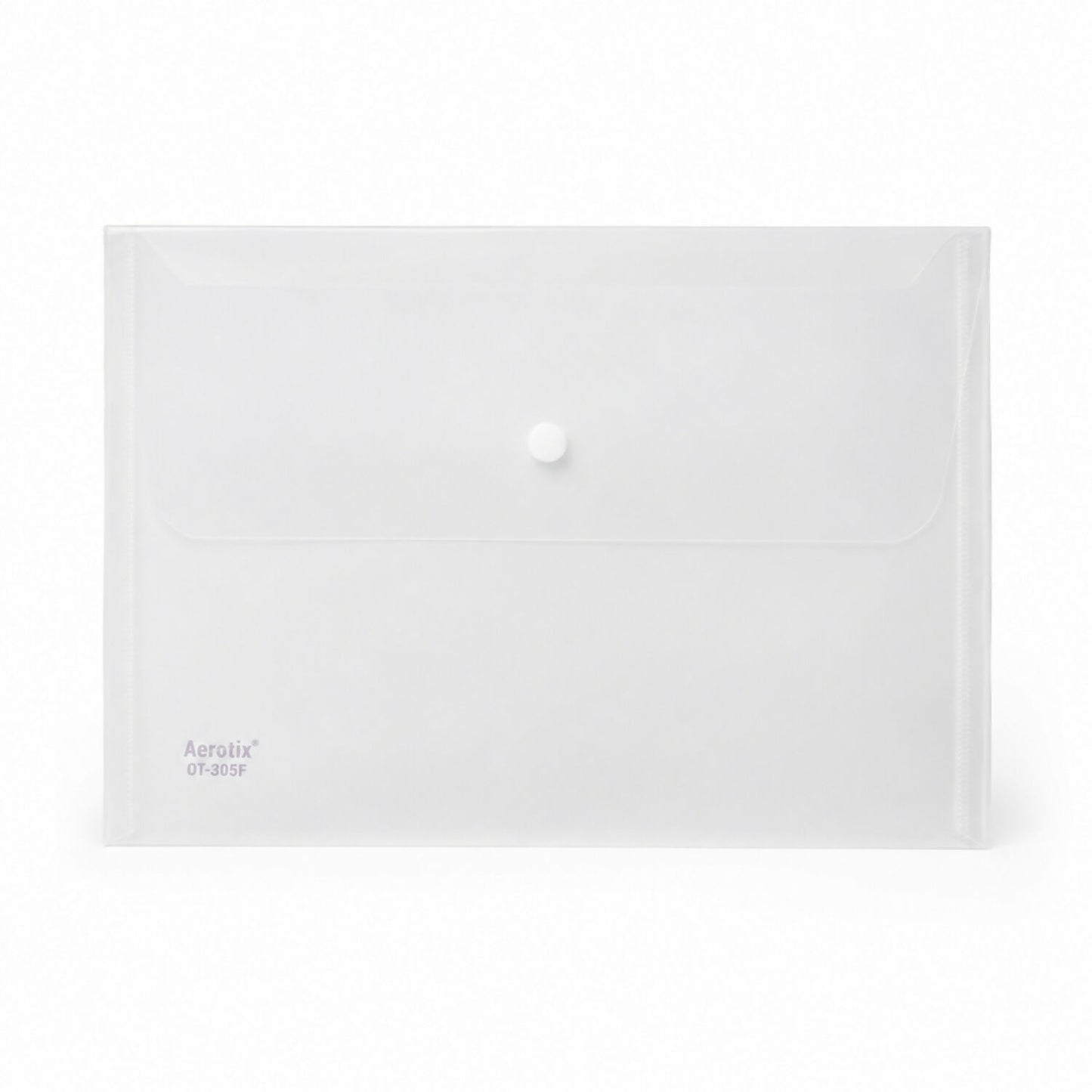 Slim profile of clear transparent document folder