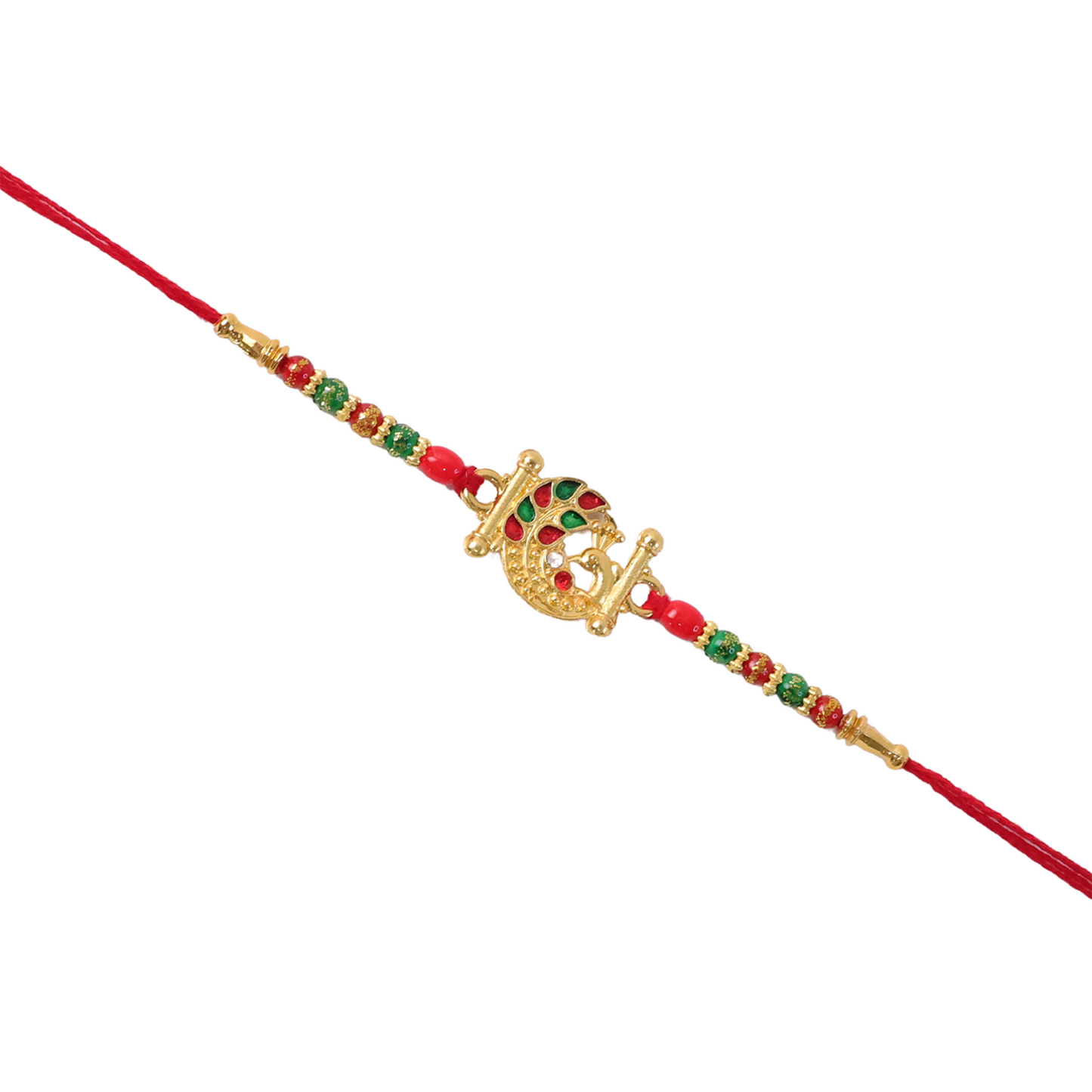 Soft thread of Artistic Peacock Designer Rakhi