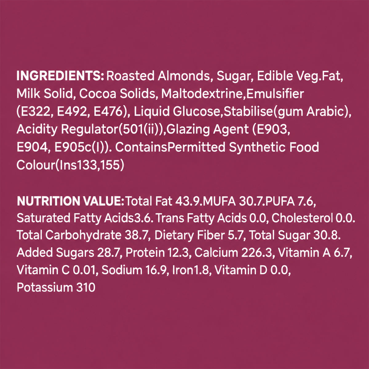 Rose Petals Almond Dragees Premium Whole Almonds in Rose Chocolate Coating (120g)