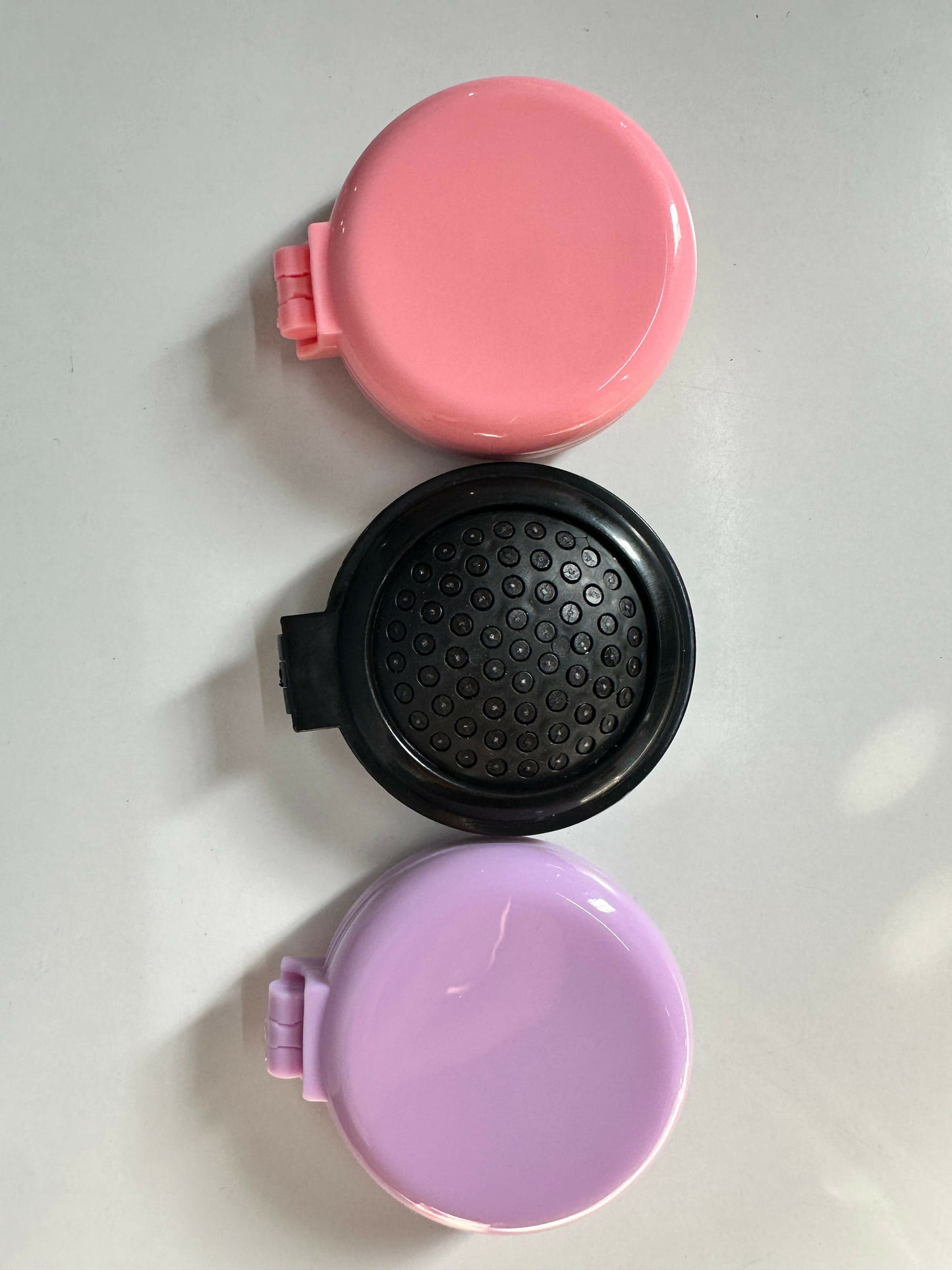 Foldable Hair Brush with Mirror Compact Travel Hair Comb for Women & Girls(COLOR MAY VARY)