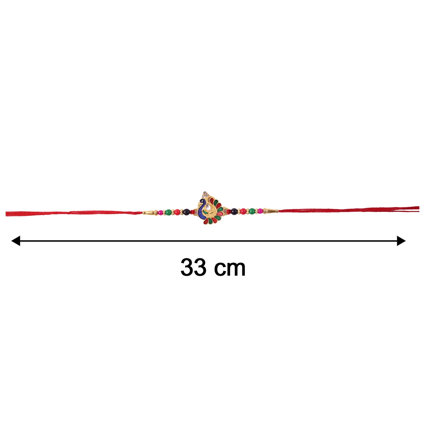 Elegant Peacock Designer Rakhi (1 Pc)