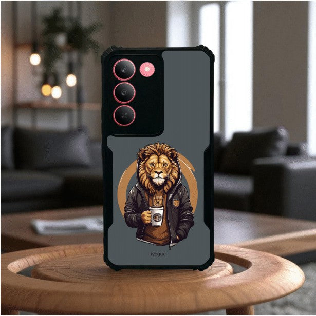 Stylish Lion Mobile Cover For REALME P3X