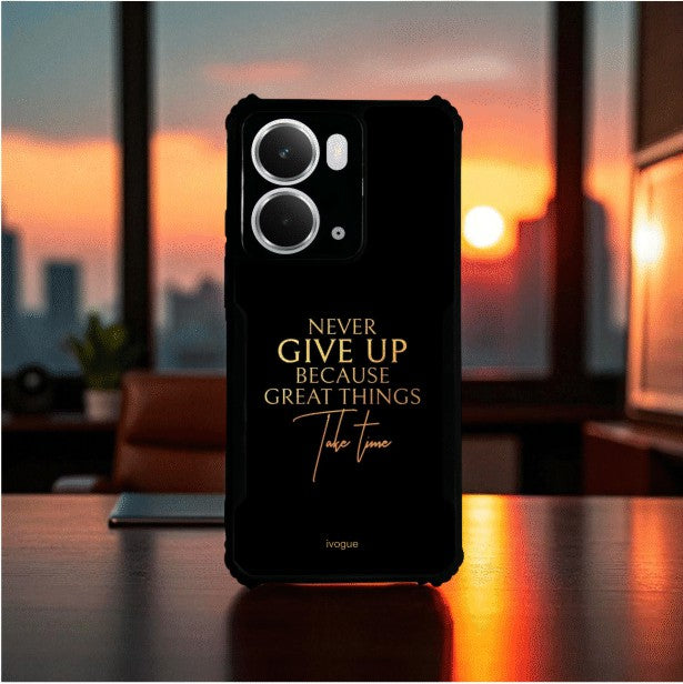 Never Give Up Mobile Cover For REALME P3