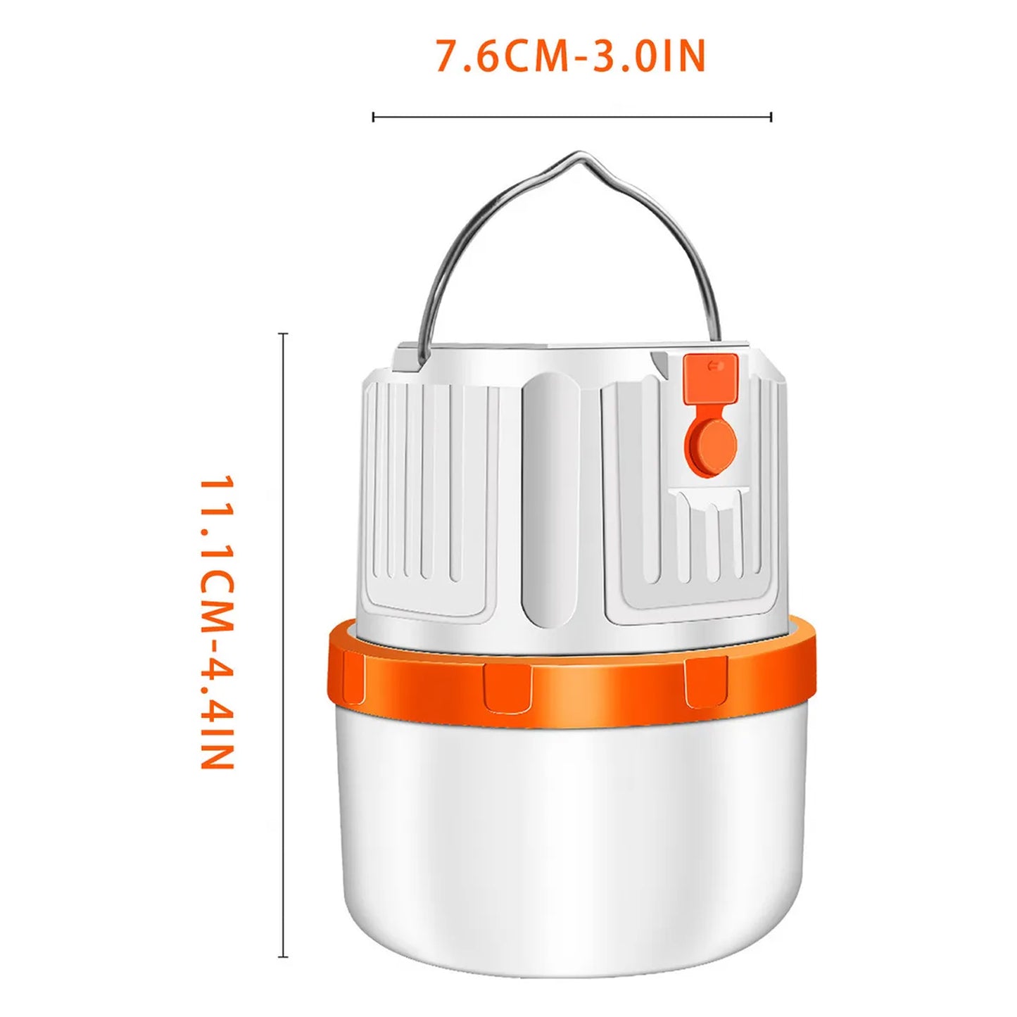 Solar Rechargeable LED Emergency Light Portable Camping Lantern Lamp (1 Pc) view 6