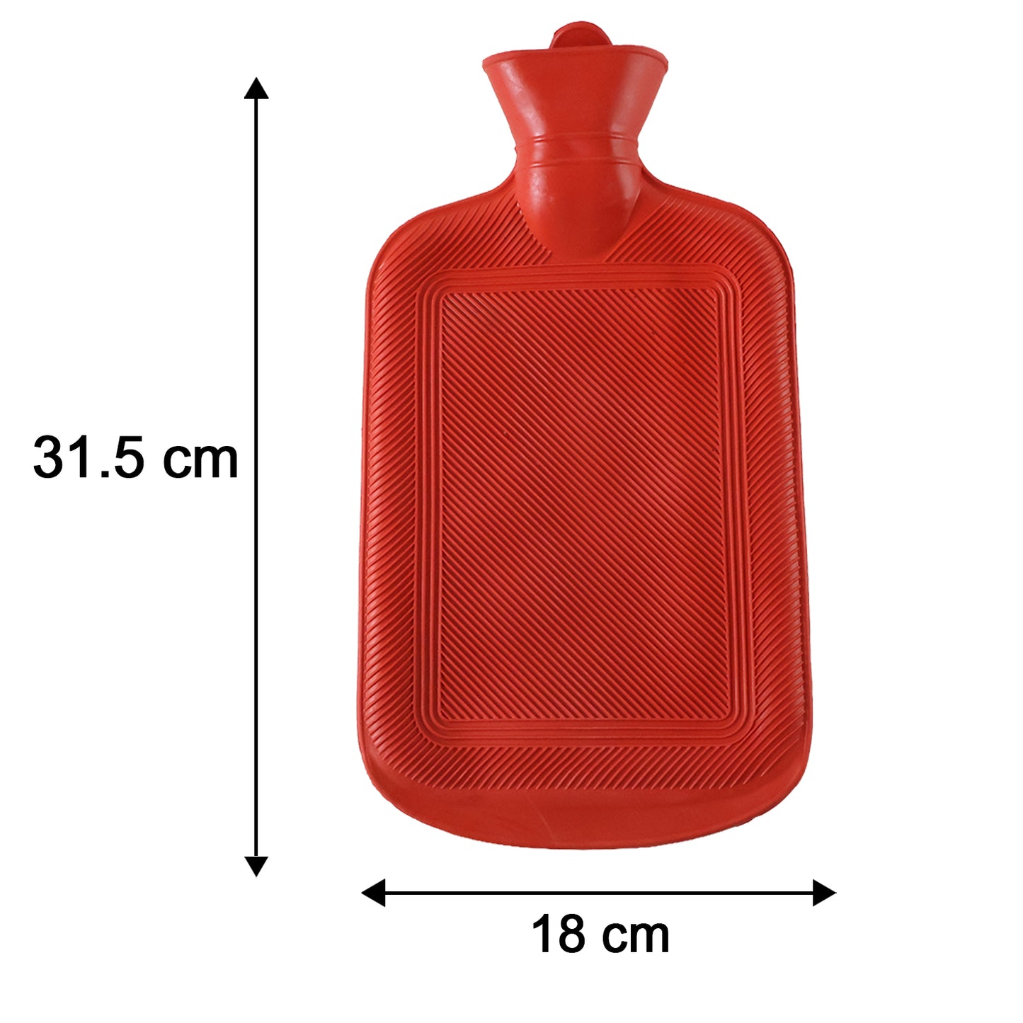 Big Size Hot Water Bag Rubber Bottle with Screw Cap for Warmth (1 Pc)