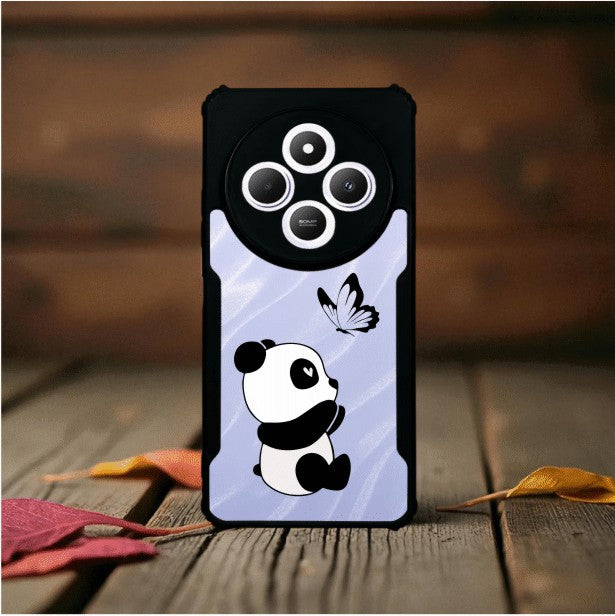 Panda and Butterfly Mobile Cover For Redmi A4