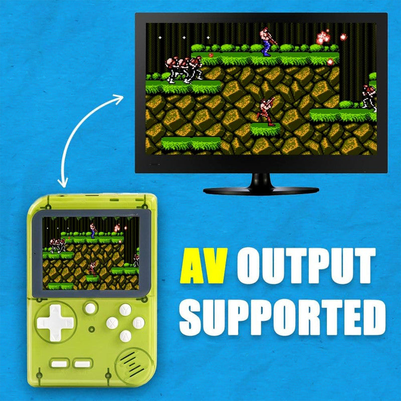 Sameo DreamBoy Retro Handheld Gaming Console with 500 Built-in Classic Games – Portable Mini Game Player with TV Output and USB Charging