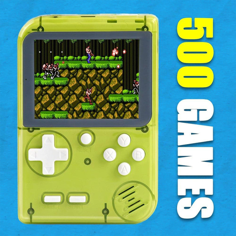 Sameo DreamBoy Retro Handheld Gaming Console with 500 Built-in Classic Games – Portable Mini Game Player with TV Output and USB Charging