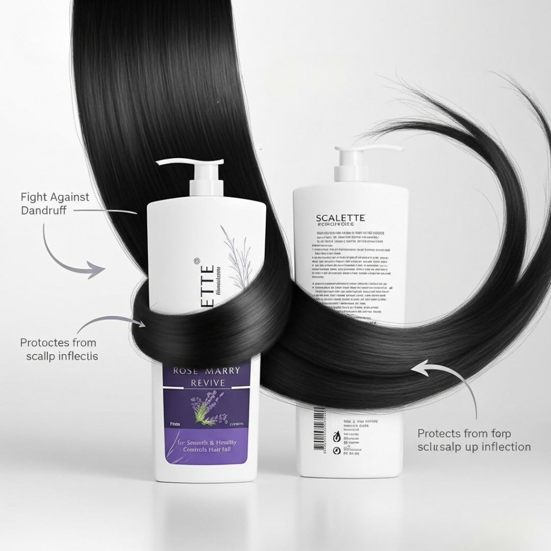 Scalette Rosemary Revive Shampoo for Dandruff Control & Healthy Scalp Care