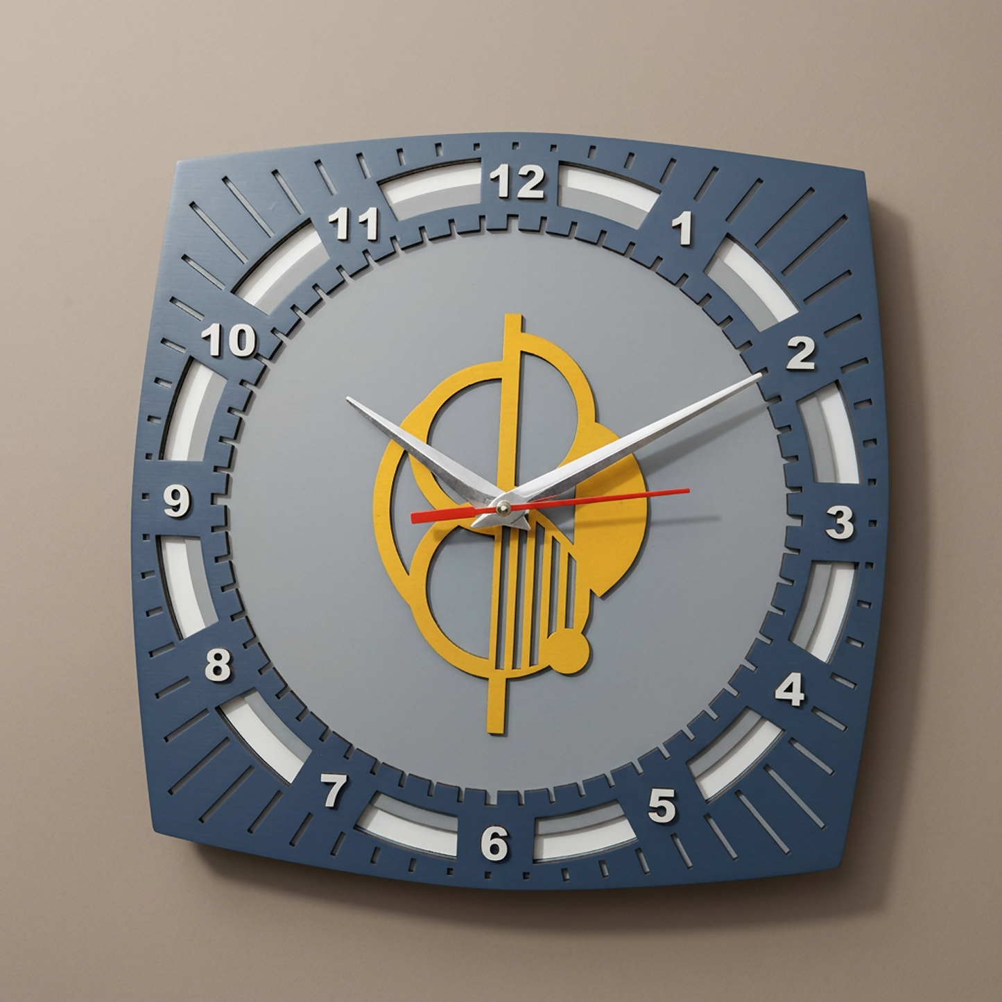 Rounded Square Clock 2 home decor