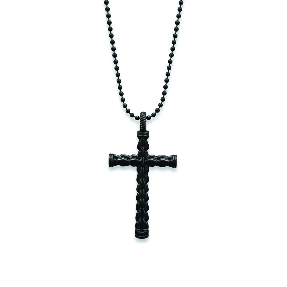 Black Cross Chain Pendent For mens